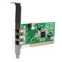 STARTECH 4 port PCI 1394a FireWire Adapter Card - 3 External 1 Internal (PCI1394MP           )