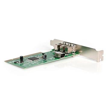 StarTech 4 port PCI 1394a FireWire Adapter Card - 3 External 1 Internal - FireWire-adapter - PCI - Firewire - 3 porter (PCI1394MP)