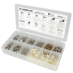 STARTECH Deluxe Assortment PC Screw Kit - Screw Nuts and Standoffs	 (PCSCREWKIT          )