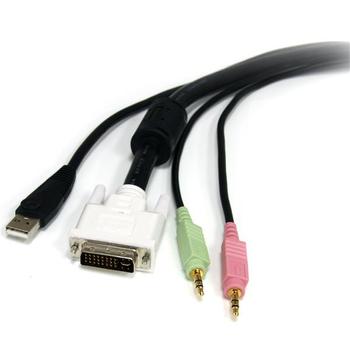 STARTECH USB DVI KVM CABLE F-FEEDS (USBDVI4N1A10)