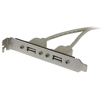STARTECH USB FEMALE SLOT PLATE ADAPTER F-FEEDS (USBPLATE            )