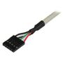 STARTECH USB FEMALE SLOT PLATE ADAPTER F-FEEDS (USBPLATE            )