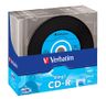 VERBATIM CD-R BLACK VINYL 52X 10P SLIM