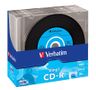 VERBATIM VERBATIM CD-R BLACK VINYL 52X 10P SLIM