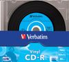 VERBATIM CD-R BLACK VINYL 52X 10P SLIM (43426 $DEL)