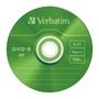 VERBATIM DVD-R, 16x, 4,7 GB/120 min, 5-pakkaus slim case, AZO, värillä (43557)