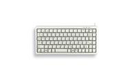 Cherry Compact-Keyboard G84-4100 - tastatur - QWERTY - USA - lysegrå (G84-4100LCMEU-0)