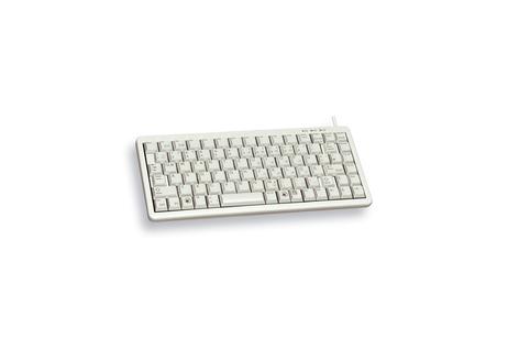 Cherry Compact-Keyboard G84-4100 - tastatur - QWERTY - USA - lysegrå (G84-4100LCMEU-0)