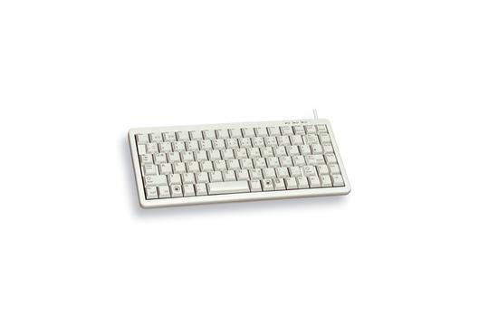 Cherry Compact-Keyboard G84-4100 - tastatur - QWERTY - USA - lysegrå (G84-4100LCMEU-0)