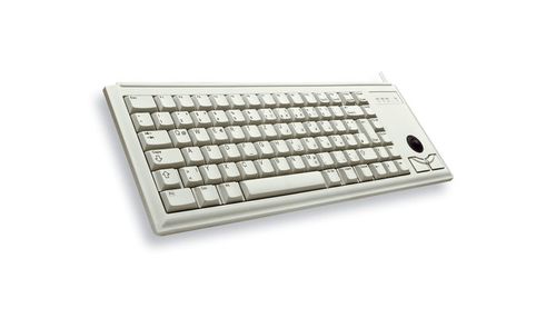 CHERRY KEYBOARD G84-4400 TRACKBALL LIGHTGREY US-ENGL/ INTL USB       US PERP (G84-4400LUBEU-0)