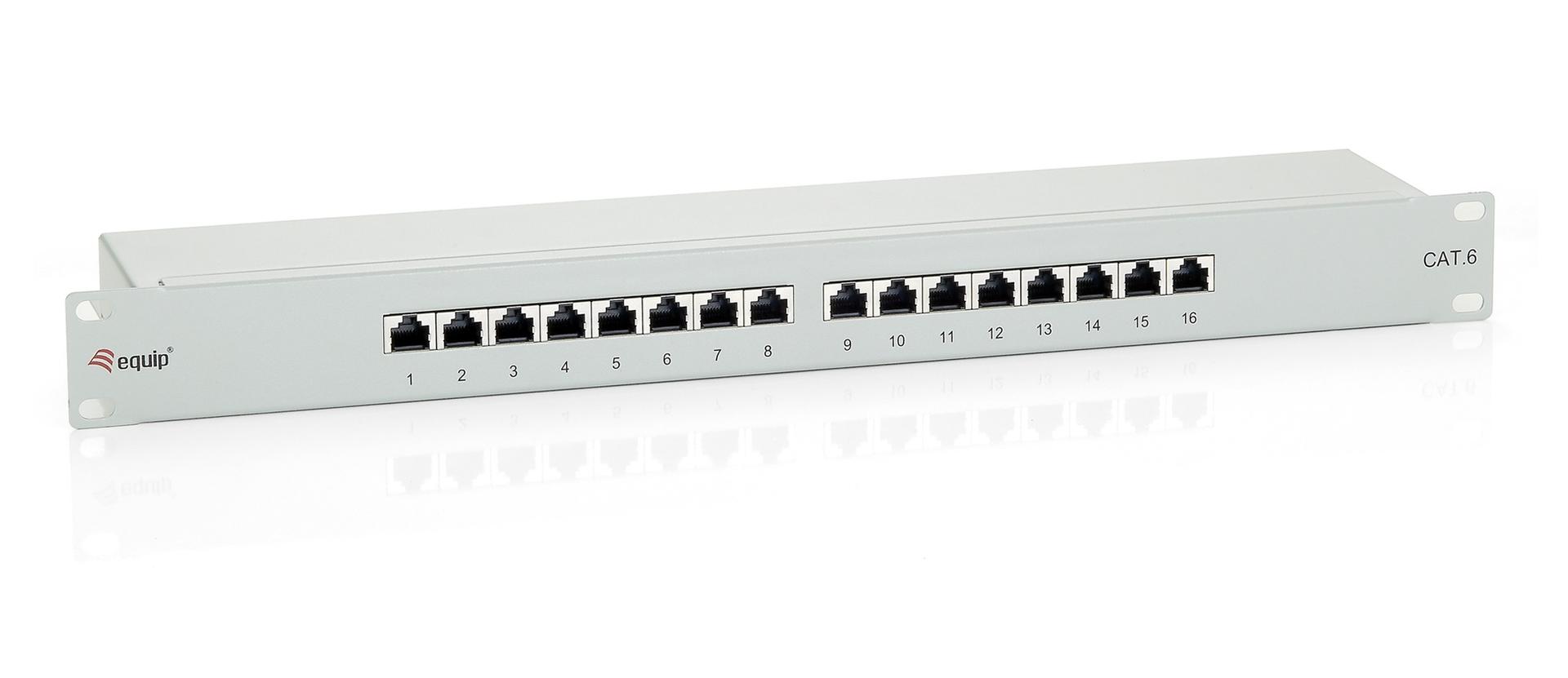 Equip - Patchpanel 16Port RJ45,