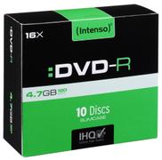 INTENSO 1x10 DVD-R 4,7GB 16x Speed, Slimcase
