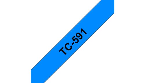 BROTHER Tape/9mm black on blue (TC591)