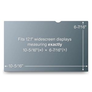3M Privacy filter t/ notebook & TFT 12"" widescreen (PF12W)