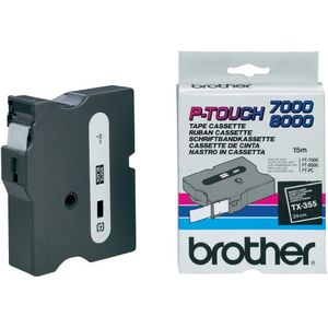BROTHER Tape/24mm white on black f P-Touch (TX355)