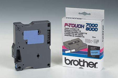 BROTHER Tape/ black-blue 12mm f 7000-8000-2500 (TX531)