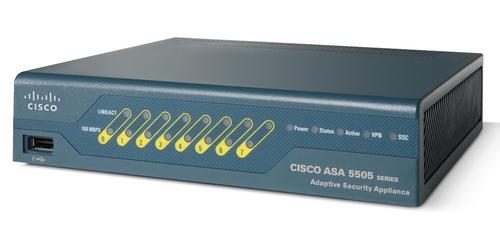 CISCO ASA 5505 APPLIANCE WITH SW 10 USERS 8 PORTS DES EN (ASA5505-K8)