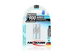 ANSMANN 1x2 maxE NiMH rech.bat. 900 Micro AAA 800 mAh PHOTO