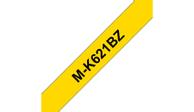 Brother M-K621BZ - ulaminert teip - 1 kassett(er) - Rull (0,9 cm x 8 m) (MK-621BZ)
