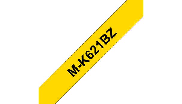 Brother M-K621BZ - ulaminert teip - 1 kassett(er) - Rull (0,9 cm x 8 m) (MK-621BZ)