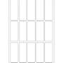 HERMA Vielzwecketiketten weiß 20x50 mm ablösbar 480 St. (10610)