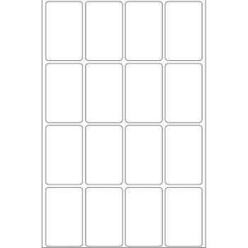 HERMA movables A4, remove without residu, white, 25 sheets, 512 labels, 25 x 40 mm. (10613)