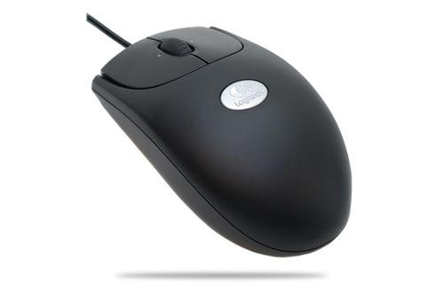 LOGITECH RX250 Optical Mouse Black USB+PS2 (910-000199)
