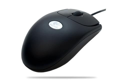 LOGITECH RX250 Optical Mouse Black USB+PS2 (910-000199)