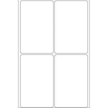 HERMA Vielzwecketiketten weiß 52x82 mm ablösbar 128 St. (10618)
