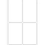 HERMA Vielzwecketiketten weiß 52x82 mm ablösbar 128 St. (10618)