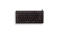 CHERRY kompakti mini näppäimistö, pohjoismainen layout, USB, musta