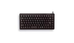 CHERRY kompakti mini näppäimistö, pohjoismainen layout, USB, musta