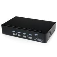 StarTech 4 Port Professional VGA USB KVM Switch with Hub - KVM-svitsj - 4 porter
