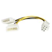 STARTECH 15cm LP4 to 6 Pin PCI Express Video Card Power Cable Adapter