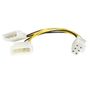STARTECH 15cm LP4 to 6 Pin PCI Express Video Card Power Cable Adapter	