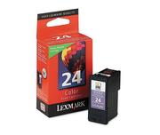 LEXMARK Cartridge No. 24 - Farge (cyan, magenta, gul) - original - blekkpatron LRP - for Lexmark X3430, X3530, X3550, X4530, X4550, Z1410, Z1420