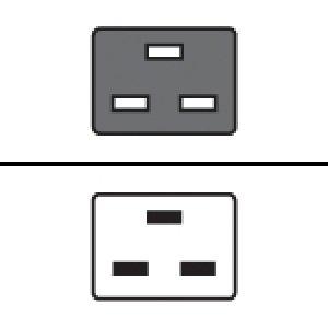 Hewlett Packard Enterprise 1,2 m 16 A C19-C20 redundant jumper-ledning (AF575A)