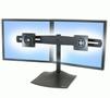 ERGOTRON DOUBLE MONITOR HORZ STAND BLACK IN (33-322-200)