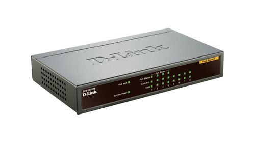 D-LINK 8-PORT LAYER2 POE (DES-1008PA)