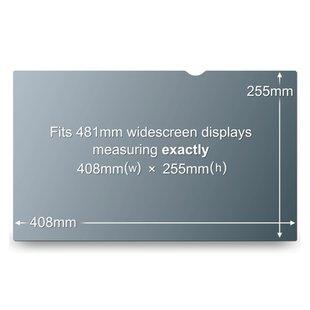 3M Sekretessfilter - Filter för personlig integritet - 19" - svart (98044044836)