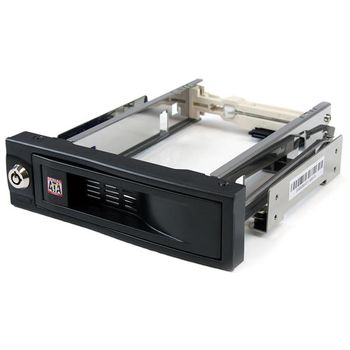 STARTECH 5.25in Trayless Hot Swap Mobile Rack for 3.5in Hard Drive (HSB100SATBK)