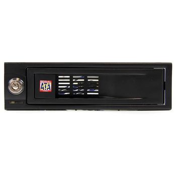STARTECH 5.25in Trayless Hot Swap Mobile Rack for 3.5in Hard Drive (HSB100SATBK)