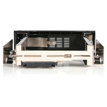 StarTech 5.25" Trayless Hot Swap Mobile Rack for 3.5" Hard Drive (HSB100SATBK)