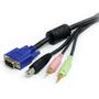 STARTECH "1,8m 4-in-1 USB VGA KVM Switch Cable with Audio and Microphone" (USBVGA4N1A6)
