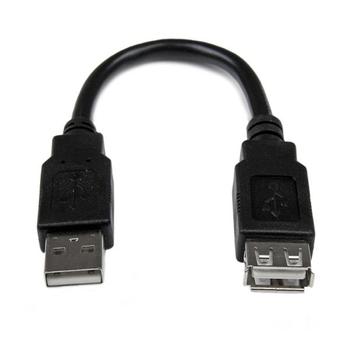 STARTECH 15cm USB 2.0 Extension Adapter Cable A to A - M/F (USBEXTAA6IN)