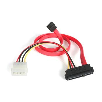 STARTECH 45cm SAS 29 Pin to SATA Cable with LP4 Power (SAS729PW18)
