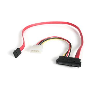 STARTECH 45cm SAS 29 Pin to SATA Cable with LP4 Power (SAS729PW18)