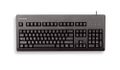 CHERRY G80, mekaanin.,  MX black switchar, US layout, PS/2, 1,8m, musta (G80-3000LPCEU-2)
