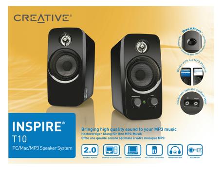 CREATIVE Inspire T10 5W 2.0 EU (51MF1600AA000)