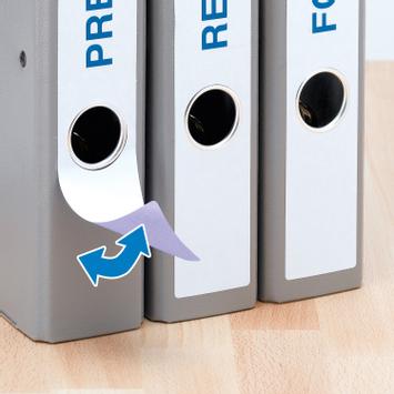 Herma Ordneretiketten A4 weiß 38x297 mm ablösb. opak 125 St. (10175)